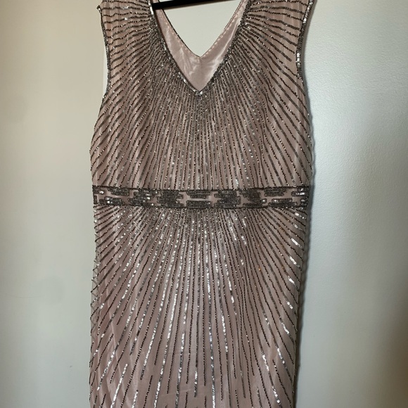 Gorgeous Jkara Pink Sparkly Cocktail Dress - Picture 5 of 14